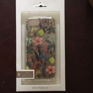 Rifle Paper Co iPhone 6s, 7, 8 cover NWOT